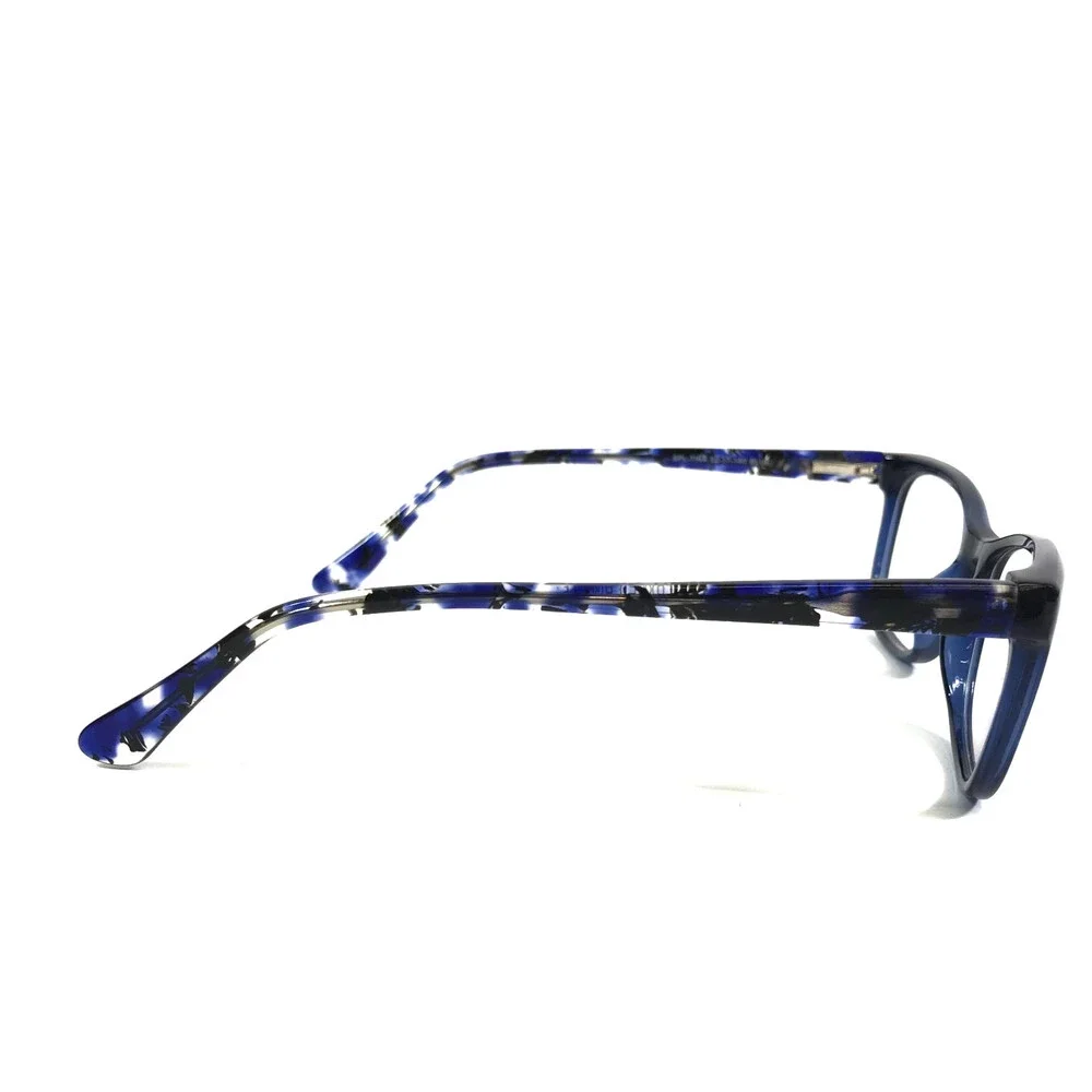 Success Eyeglasses Frames SPL-TINA BLUE Black Cat Eye Full Rim 52-17-140